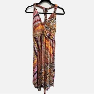 PANHANDLE Colorful Floral PaisleyDress